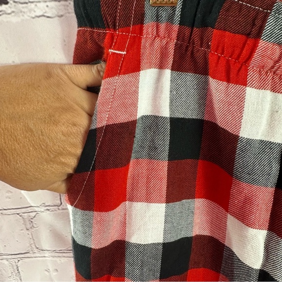 concepts sports sleepwear TTU texas tech red raiders Plaid Pajama Pants sz L - Picture 5 of 9